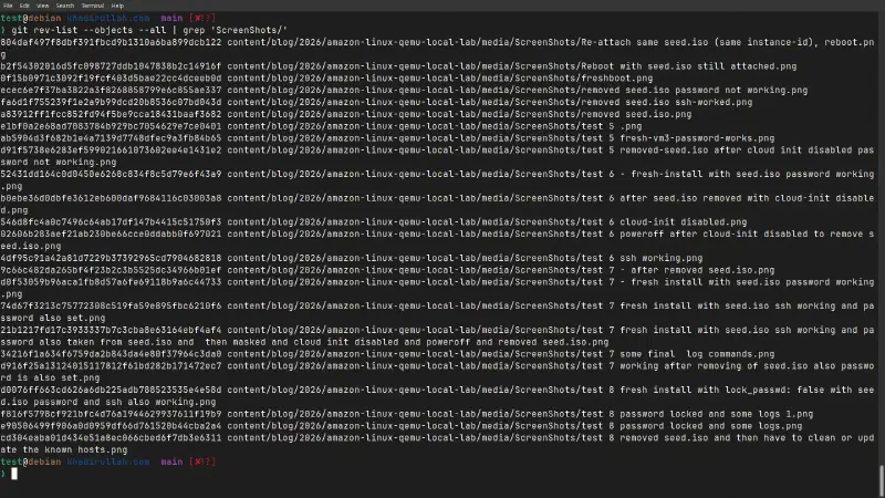 All 24 ScreenShot PNGs still living in the git object store