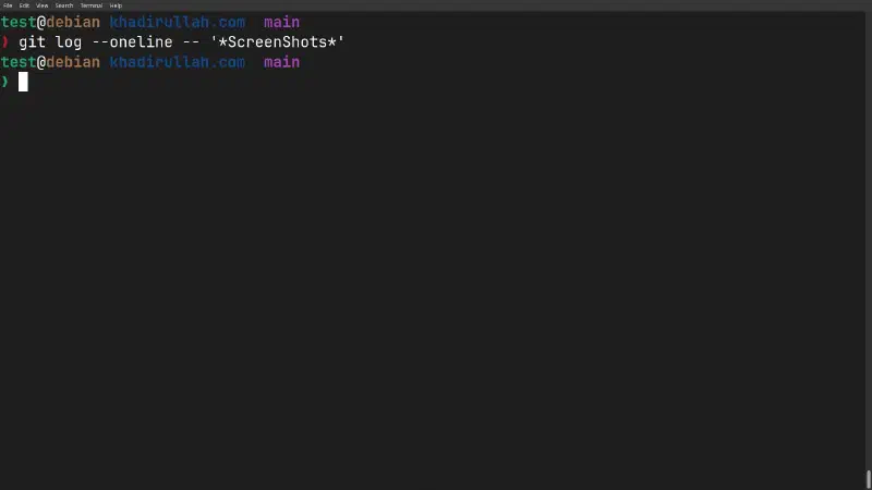 git log shows no commits touching ScreenShots, as if they never existed